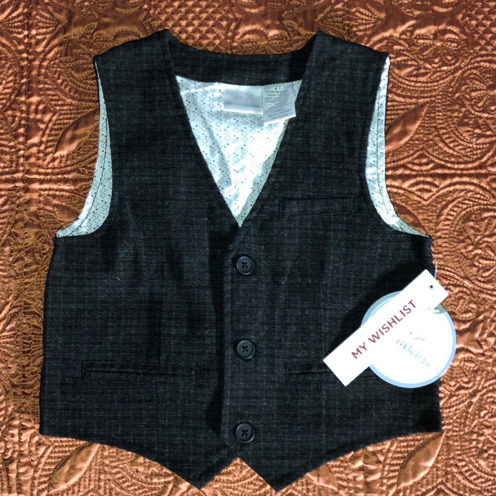 Boy’s Dress Vest Suit Wear